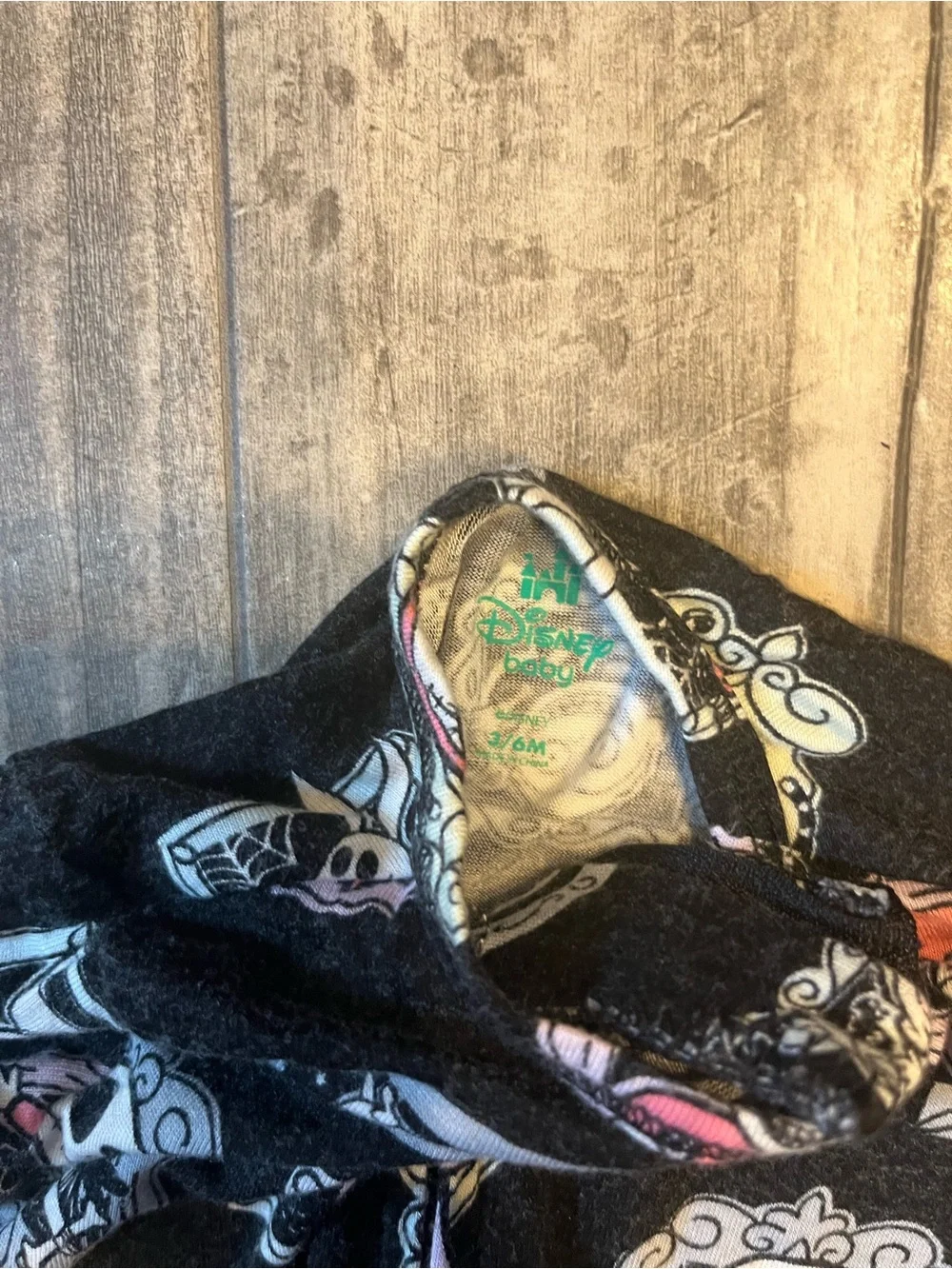 Disney Baby Nightmare Before Christmas Bamboo Sleeper 3-6M Jack Sally Halloween